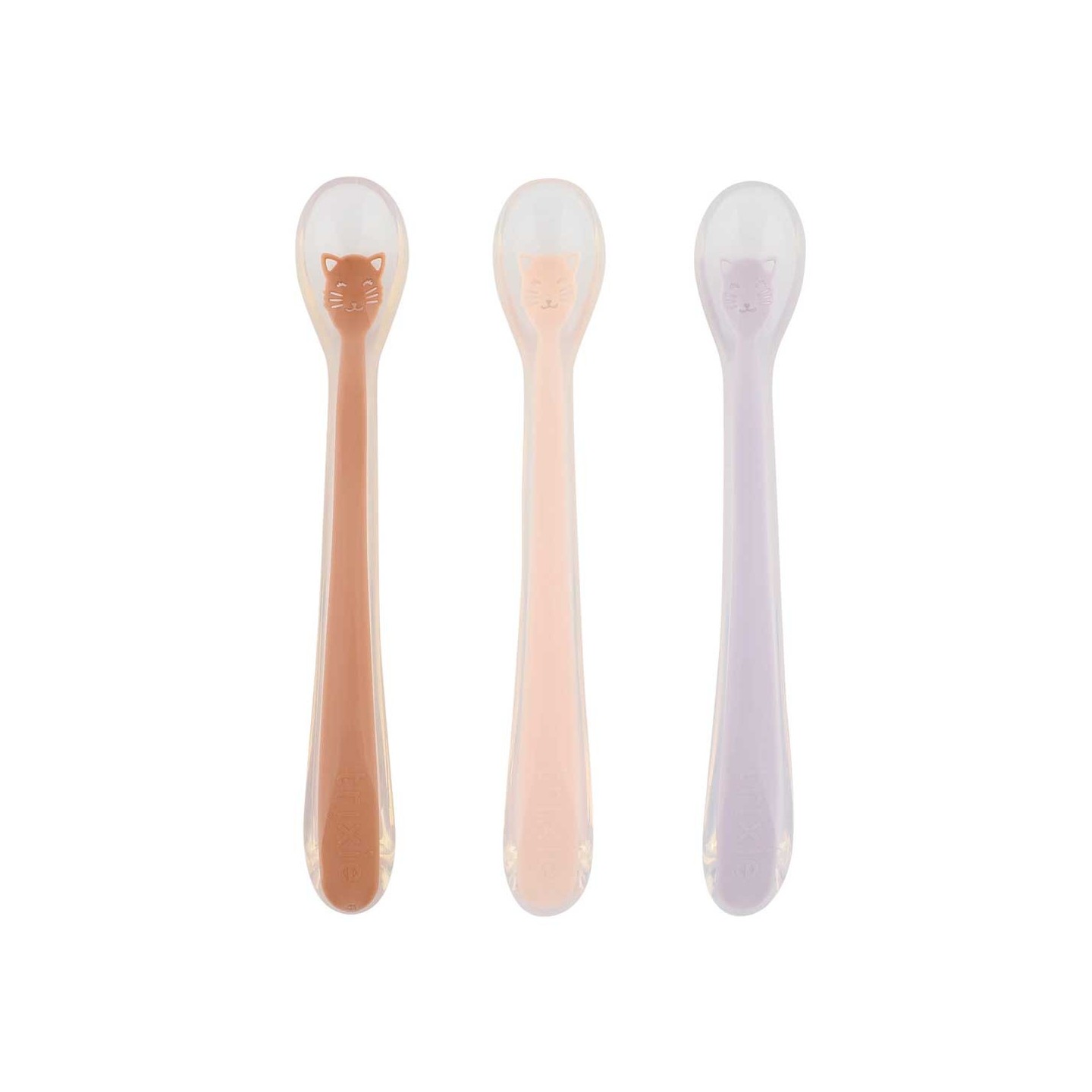 Cucharas de Alimentación para Bebé 3 pack Gato