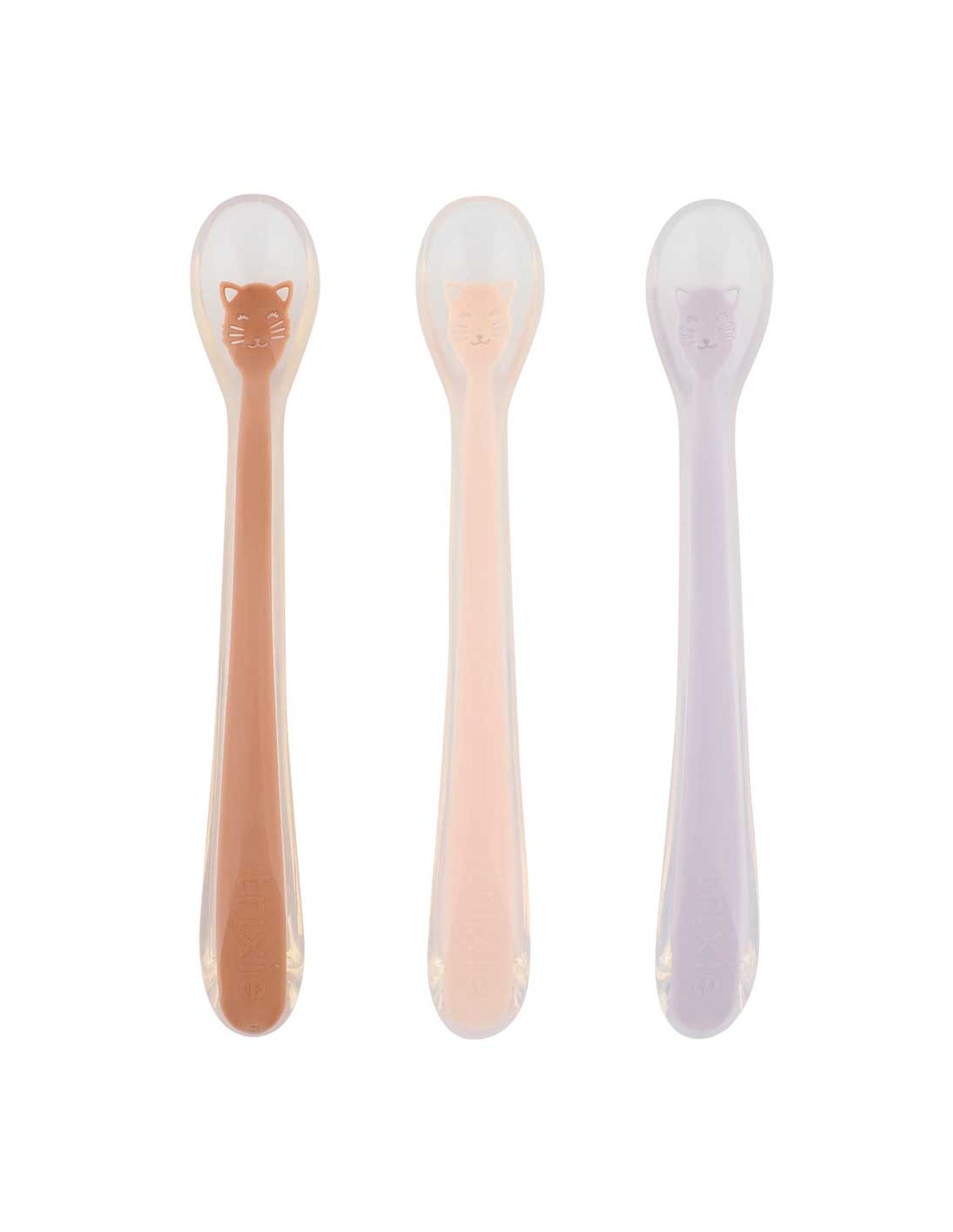 Cucharas de Alimentación para Bebé 3 pack Gato