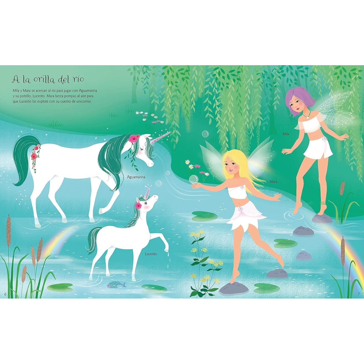 El vestuario en pegatinas - Unicornios