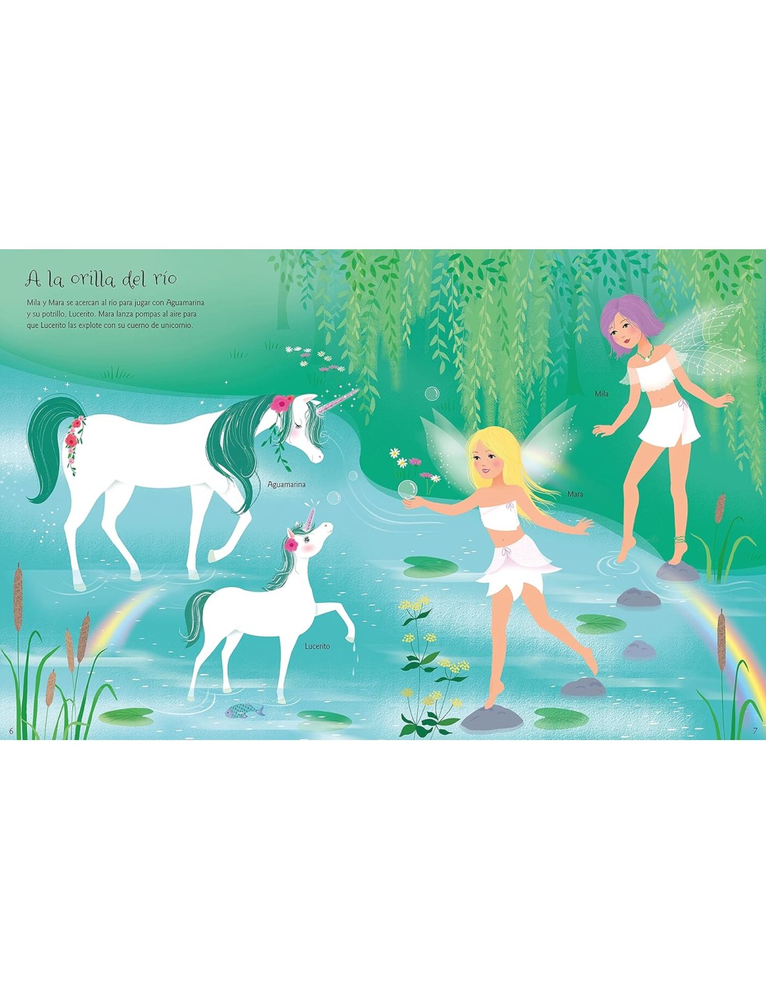 El vestuario en pegatinas - Unicornios
