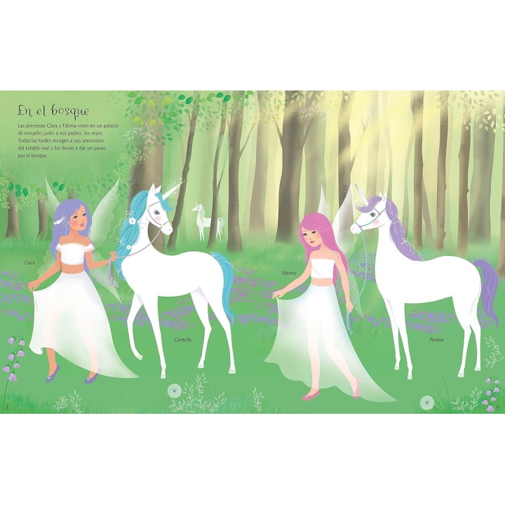 El vestuario en pegatinas - Unicornios