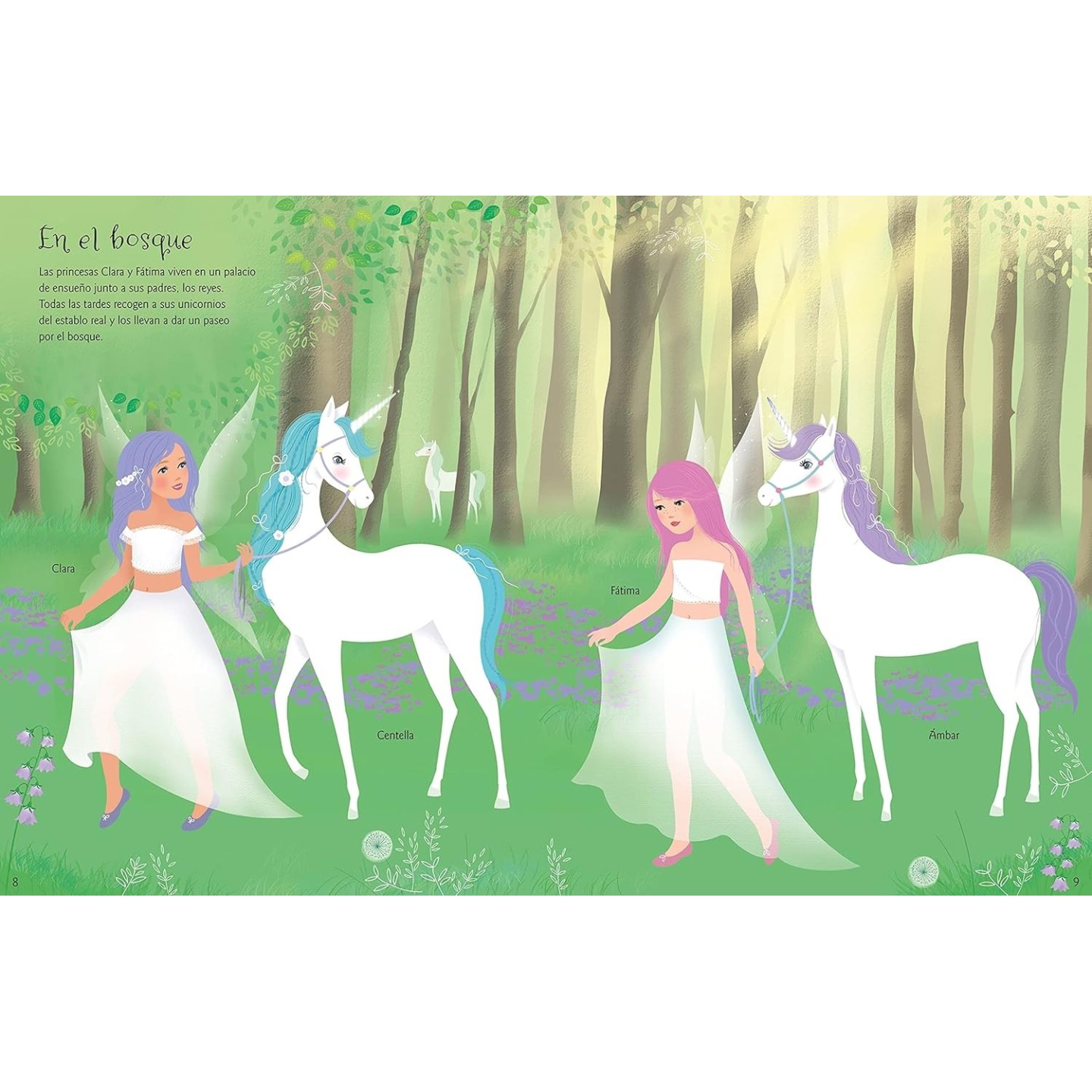 El vestuario en pegatinas - Unicornios