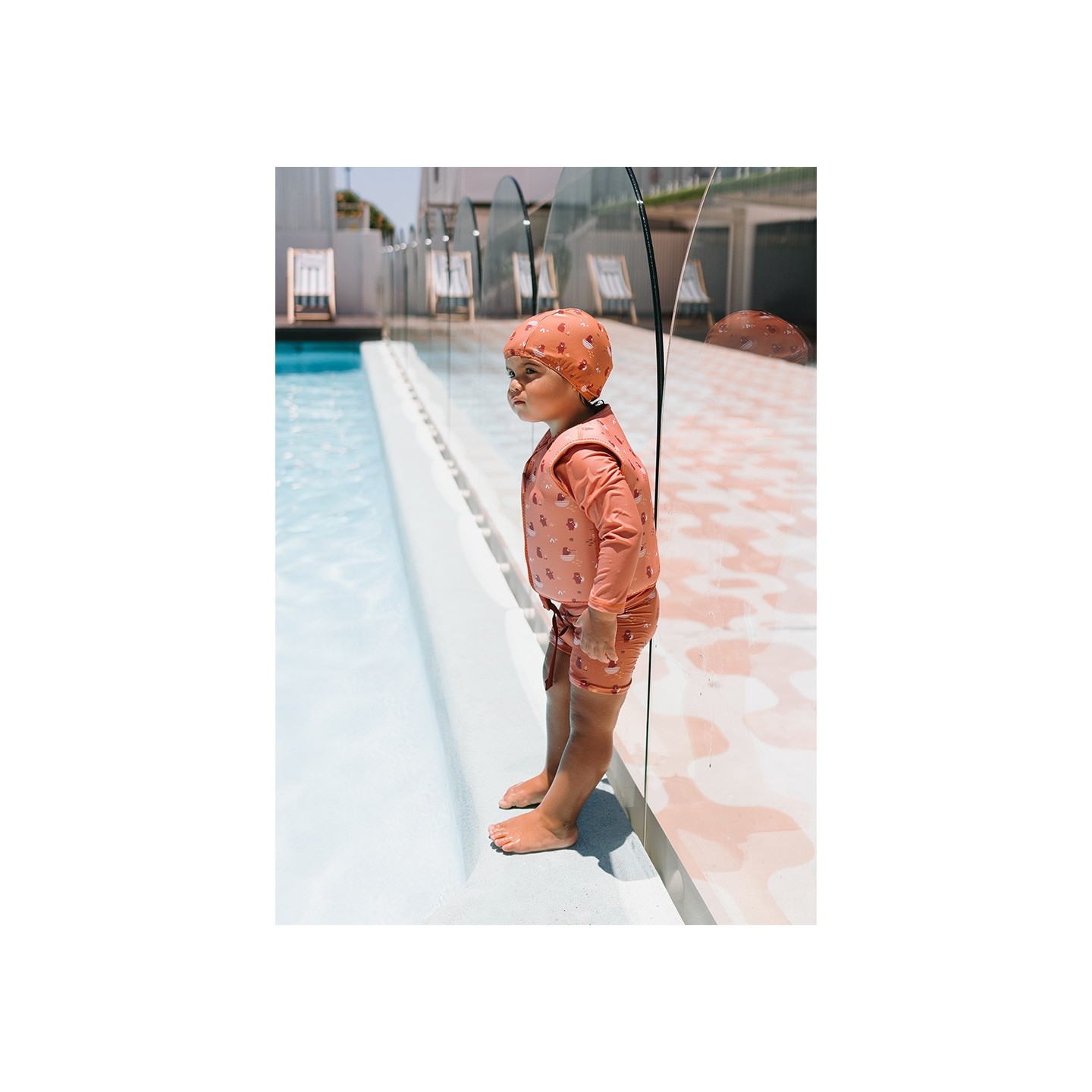 Gorro Natación Infantil Camping