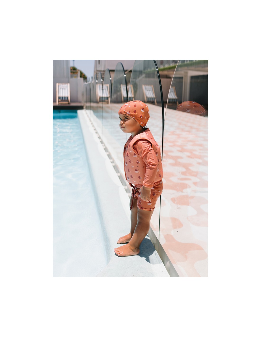 Gorro Natación Infantil Camping