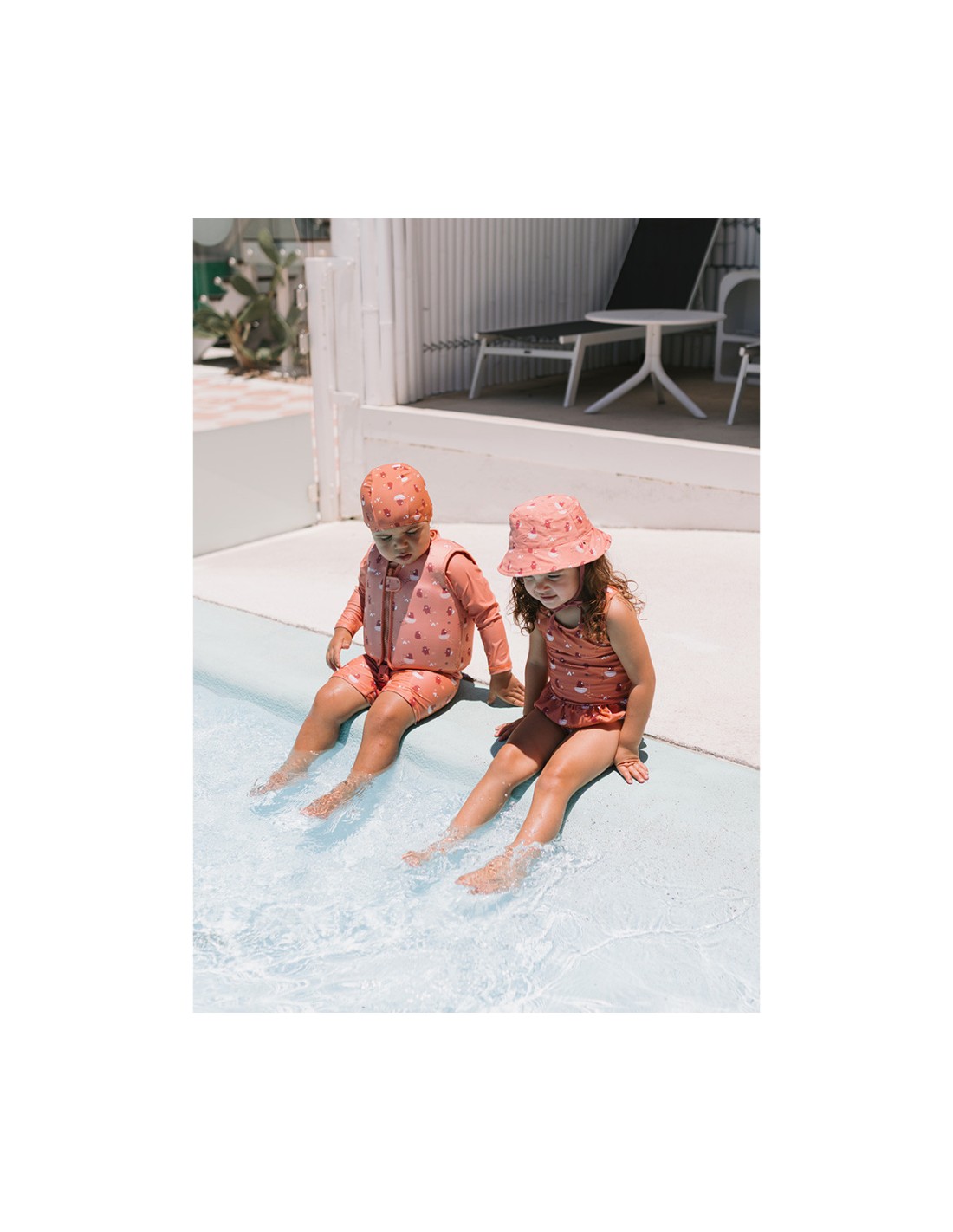 Gorro Natación Infantil Camping