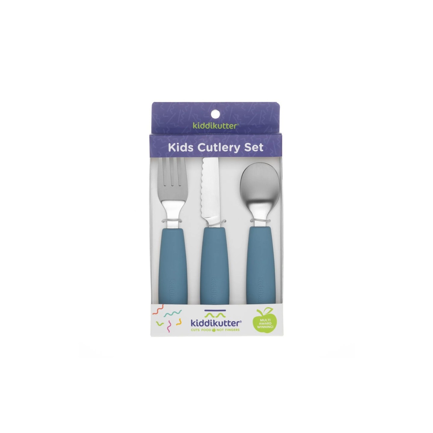 Set de Cubiertos Kiddikutter Sky Blue