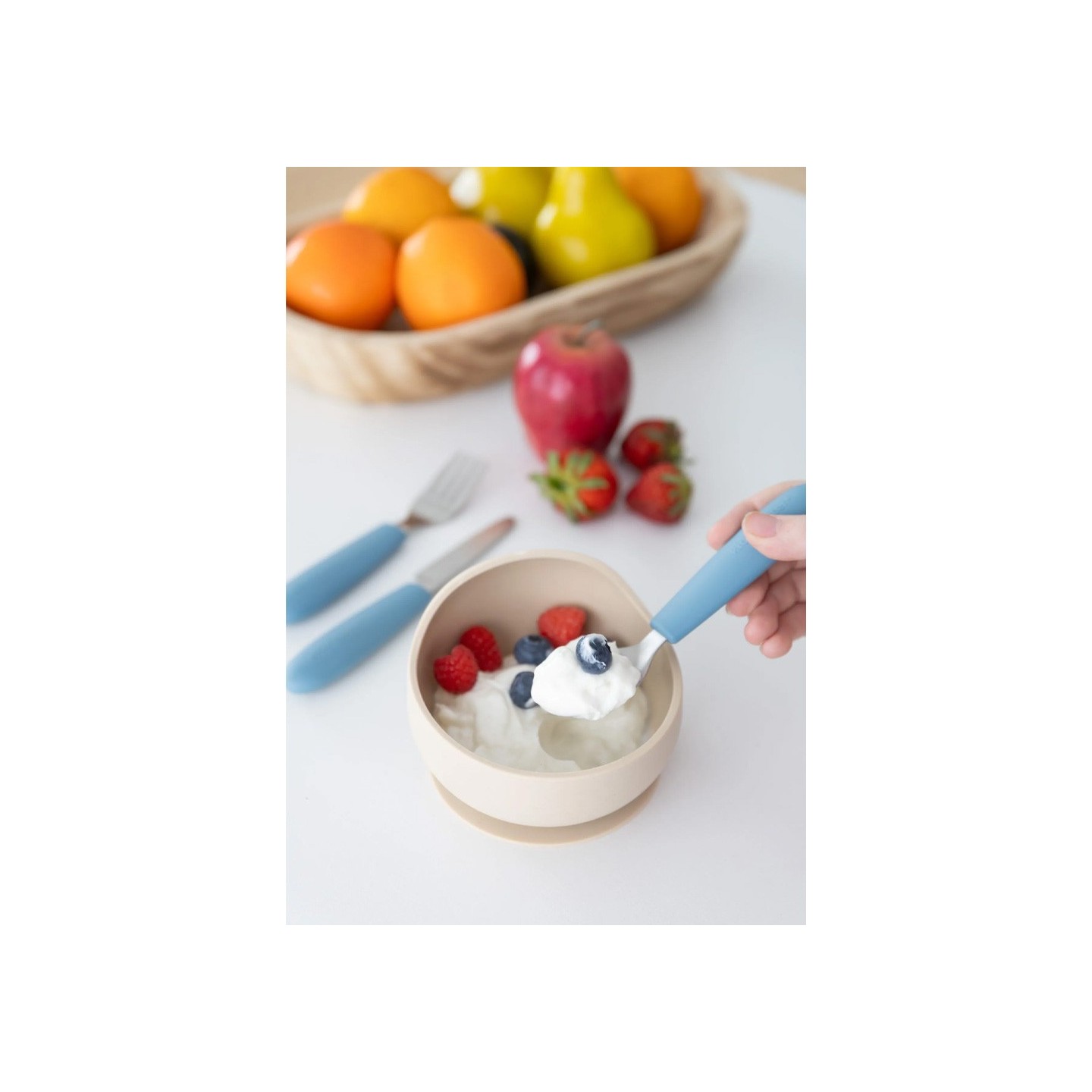 Set de Cubiertos Kiddikutter Sky Blue