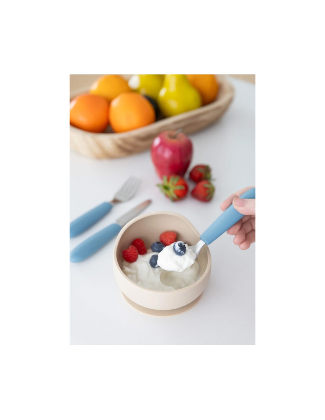 Set de Cubiertos Kiddikutter Sky Blue
