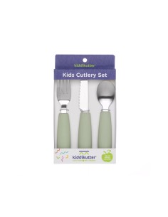 Set de Cubiertos Kiddikutter Sage 2