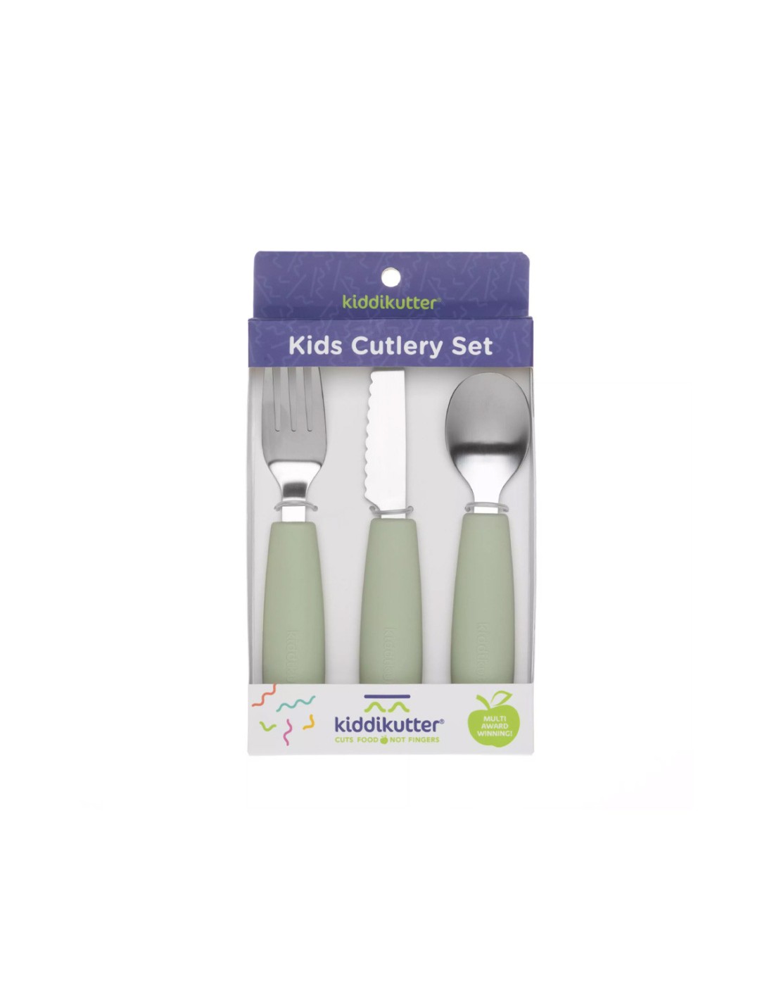 Set de Cubiertos Kiddikutter Sage