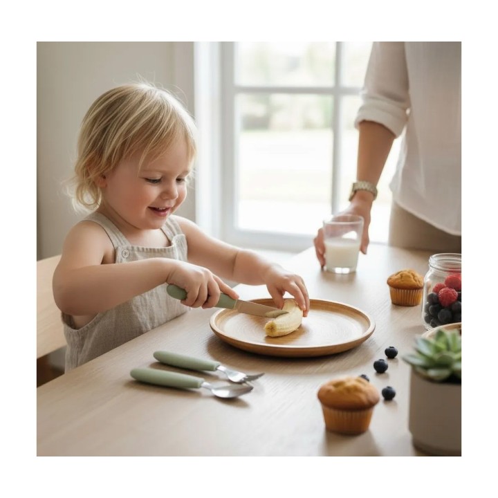 Set de Cubiertos Kiddikutter Sage