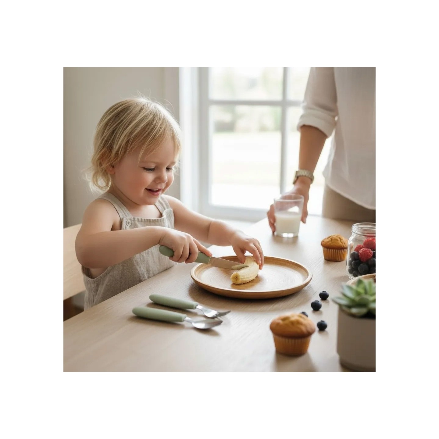 Set de Cubiertos Kiddikutter Sage
