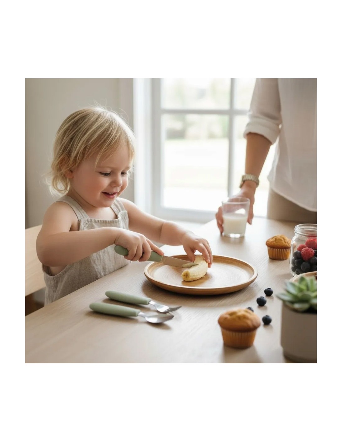 Set de Cubiertos Kiddikutter Sage