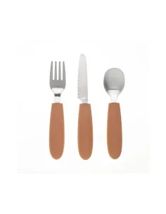 Set de Cubiertos Kiddikutter Peach Fuzz