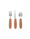 Set de Cubiertos Kiddikutter Peach Fuzz