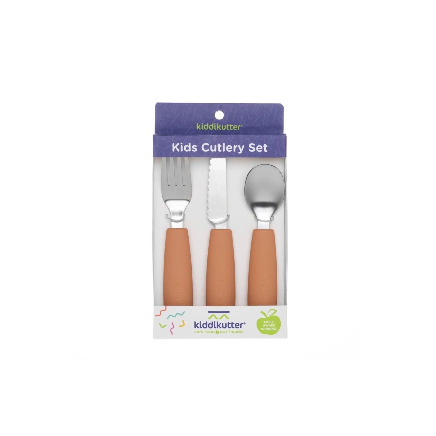 Set de Cubiertos Kiddikutter Peach Fuzz