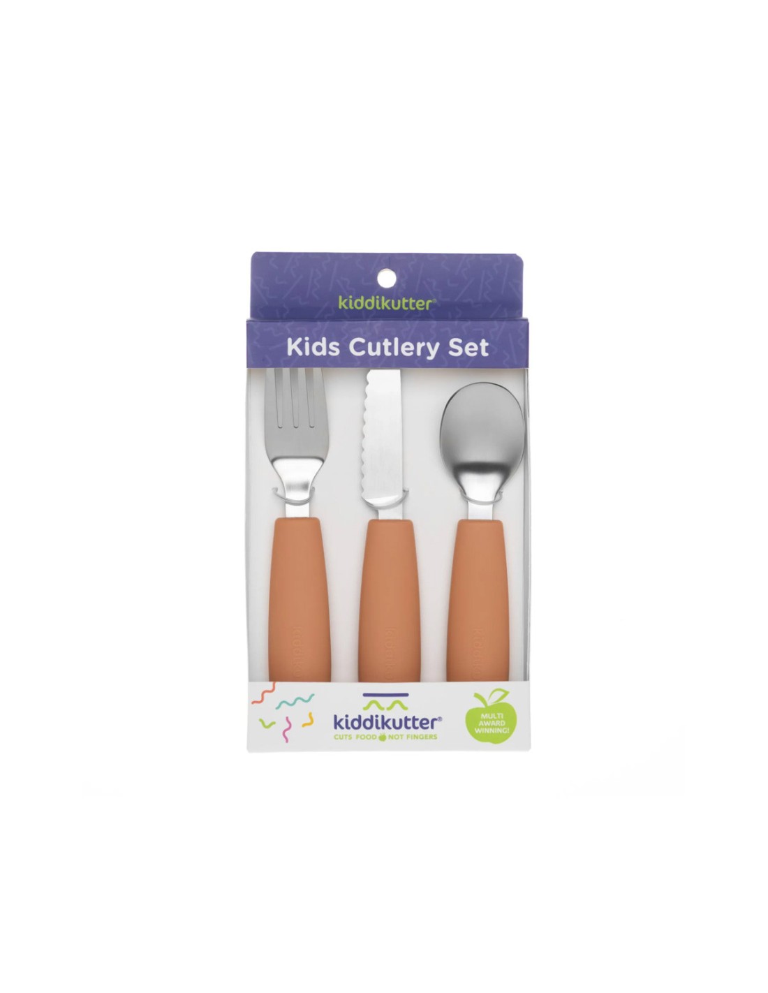 Set de Cubiertos Kiddikutter Peach Fuzz