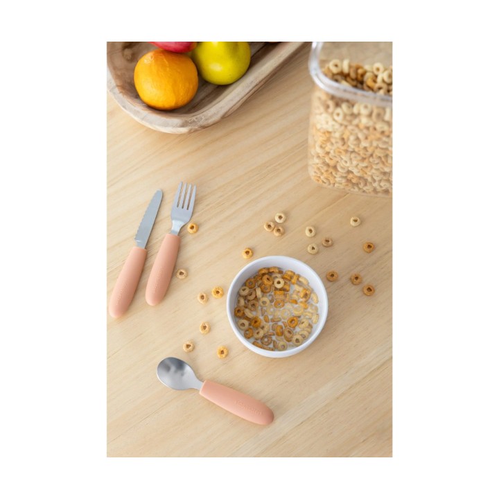 Set de Cubiertos Kiddikutter Peach Fuzz