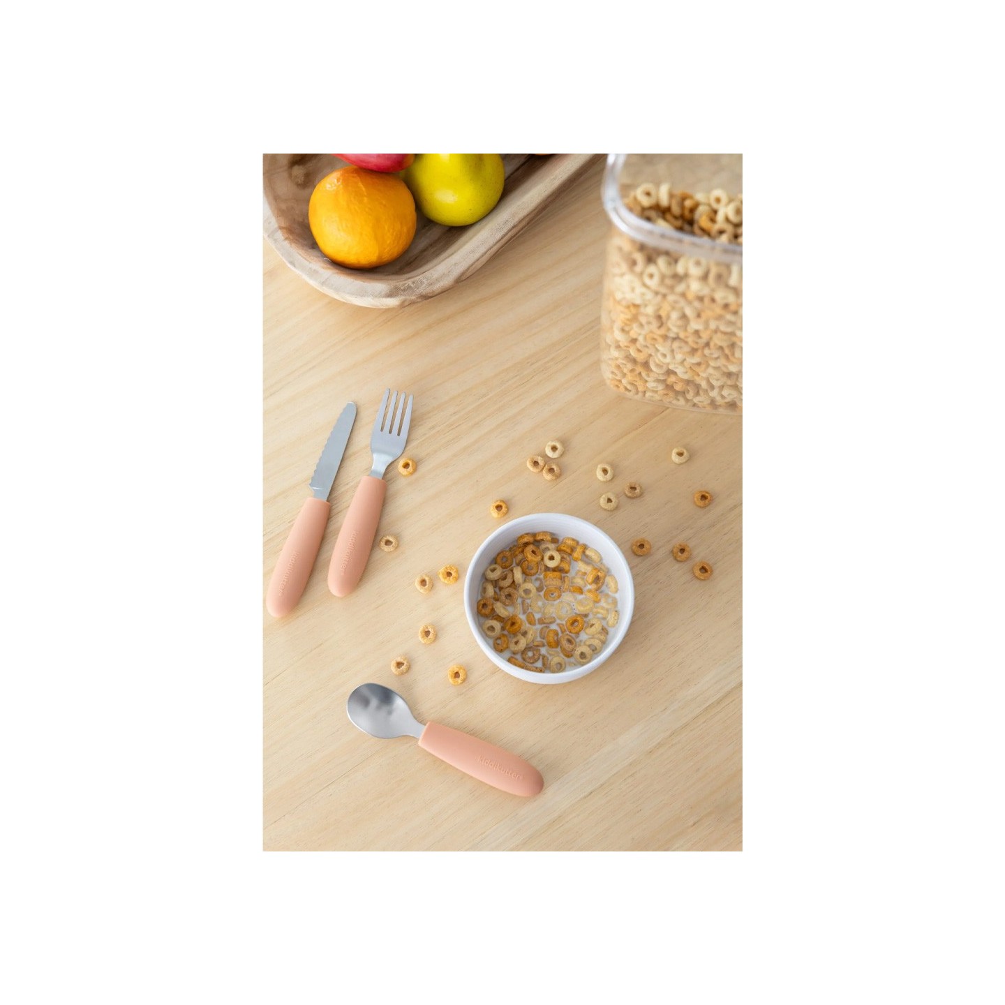 Set de Cubiertos Kiddikutter Peach Fuzz