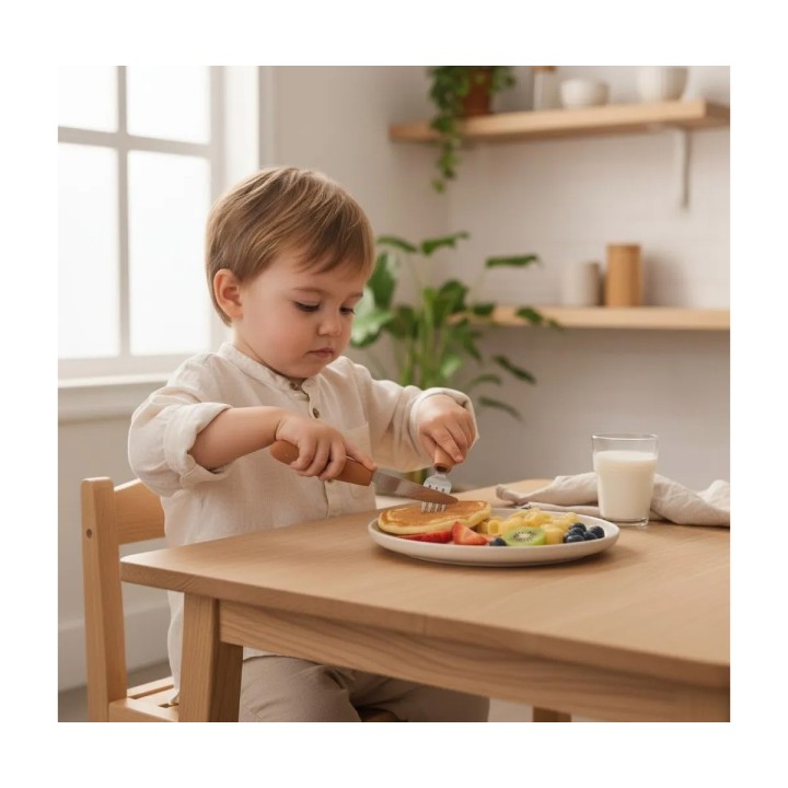 Set de Cubiertos Kiddikutter Peach Fuzz