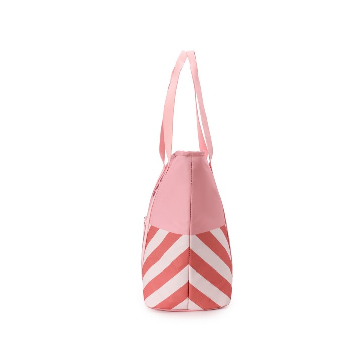 Bolso Tote Nevera Stripes Bloom & Blush
