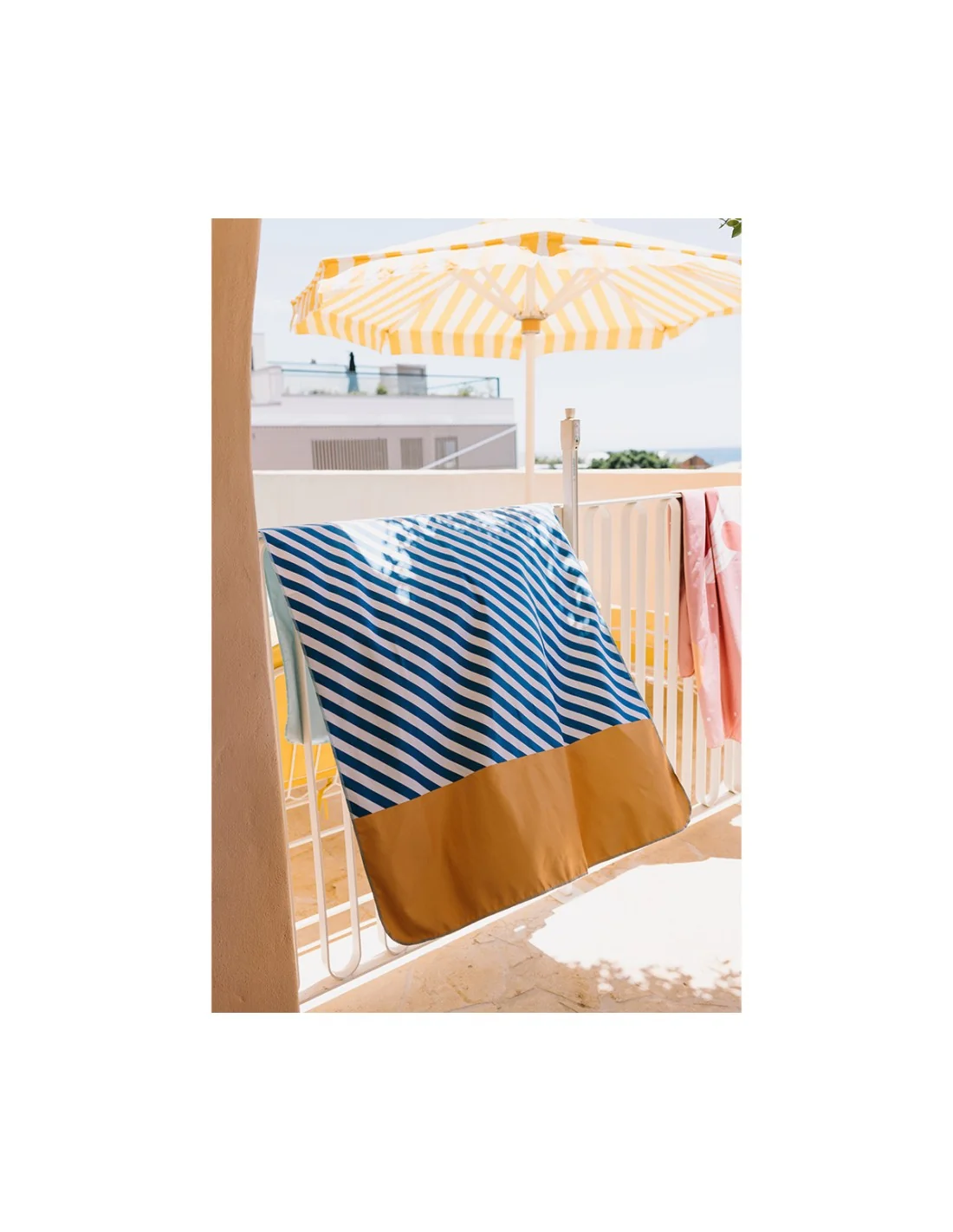 Toalla Playa Microfibra Tutete Stripes Blues & Beyond