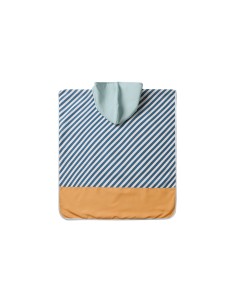 Poncho de Playa Tutete Stripes Blues & Beyond 2