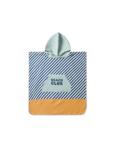 Poncho de Playa Tutete Stripes Blues & Beyond