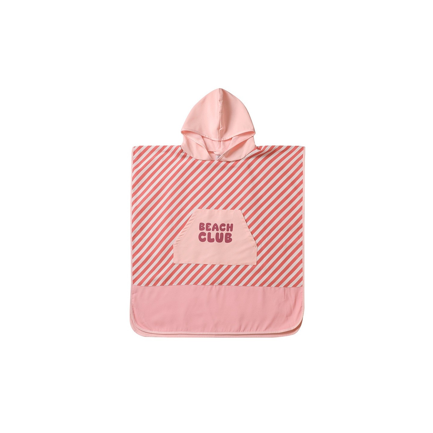 Poncho de Playa Tutete Stripes Bloom & Blush