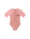Bañador con Cremallera Tutete Stripes Bloom & Blush