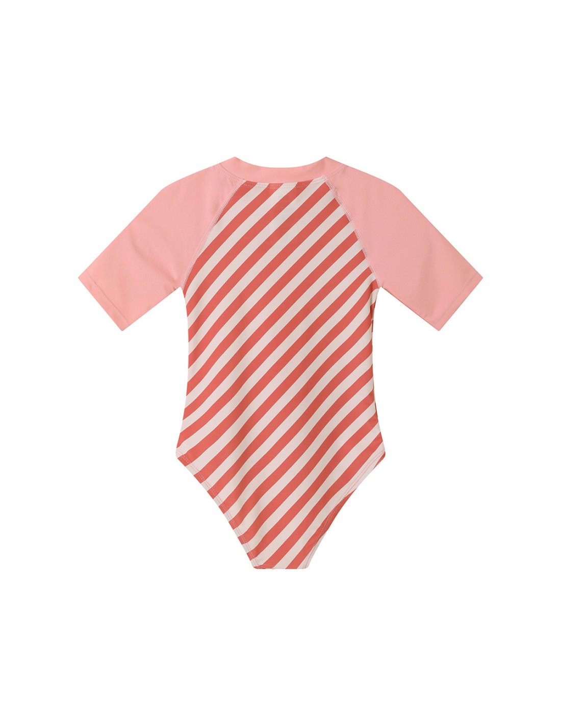 Bañador con Cremallera Tutete Stripes Bloom & Blush