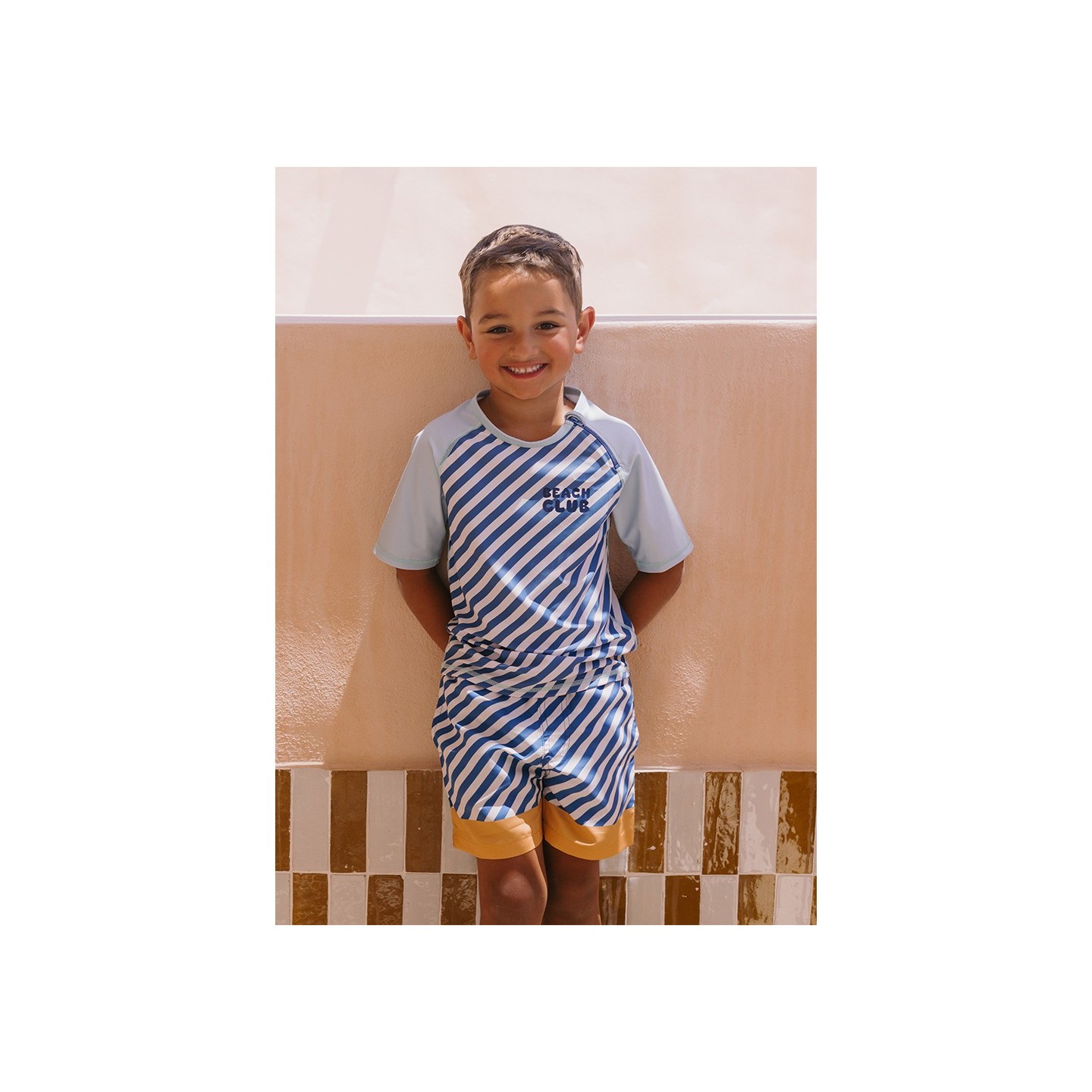 Camiseta Protección Solar Tutete Stripes Blues & Beyond