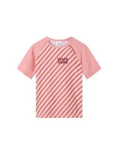 Camiseta Protección Solar Tutete Stripes Bloom & Blush