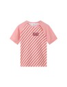 Camiseta Protección Solar Tutete Stripes Bloom & Blush