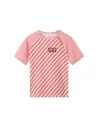 Camiseta Protección Solar Tutete Stripes Bloom & Blush