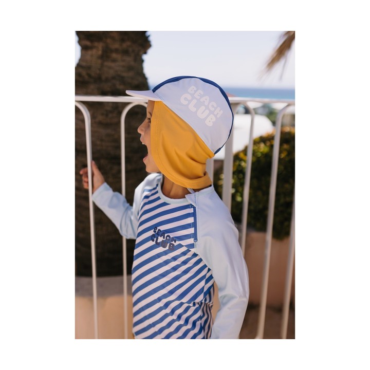 Gorro Playa Bebé Stripes Blues & Beyond
