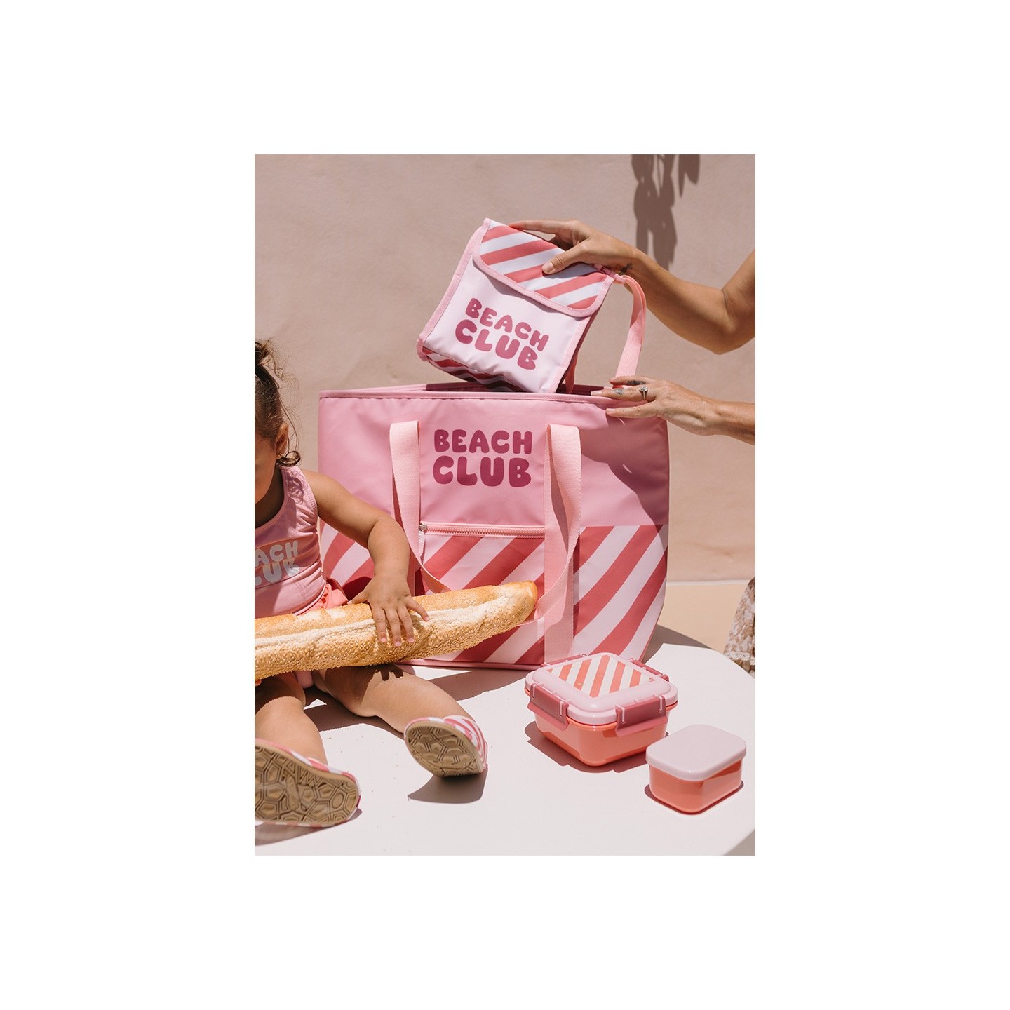 Bolsa Merienda Térmica Stripes Bloom & Blush