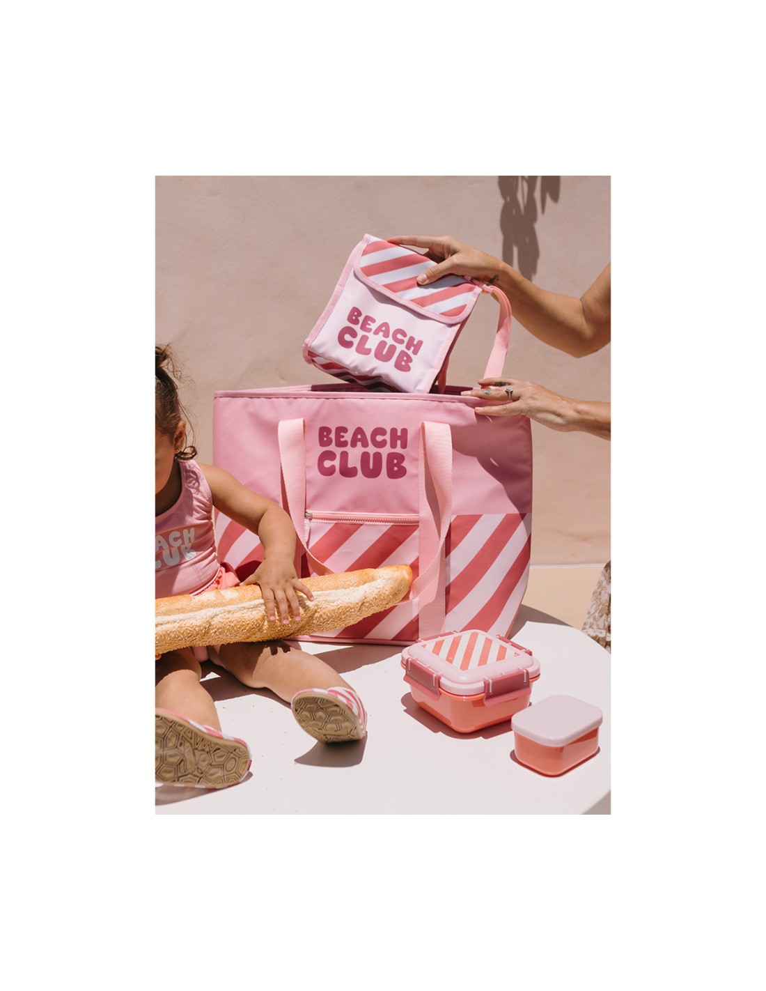 Bolsa Merienda Térmica Stripes Bloom & Blush