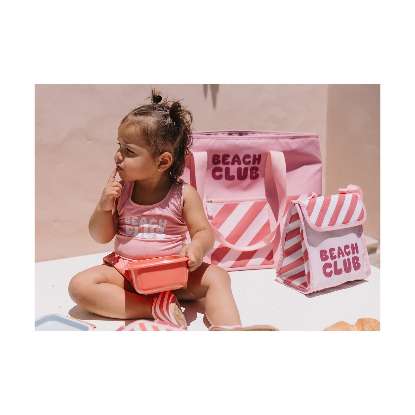 Bolsa Merienda Térmica Stripes Bloom & Blush