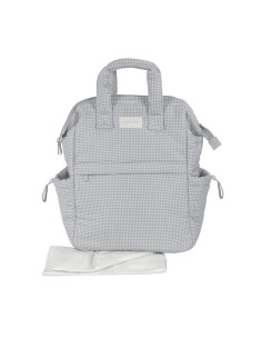 Mochila Little Bloom Vichy Gris 2
