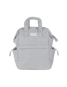 Mochila Little Bloom Vichy Gris