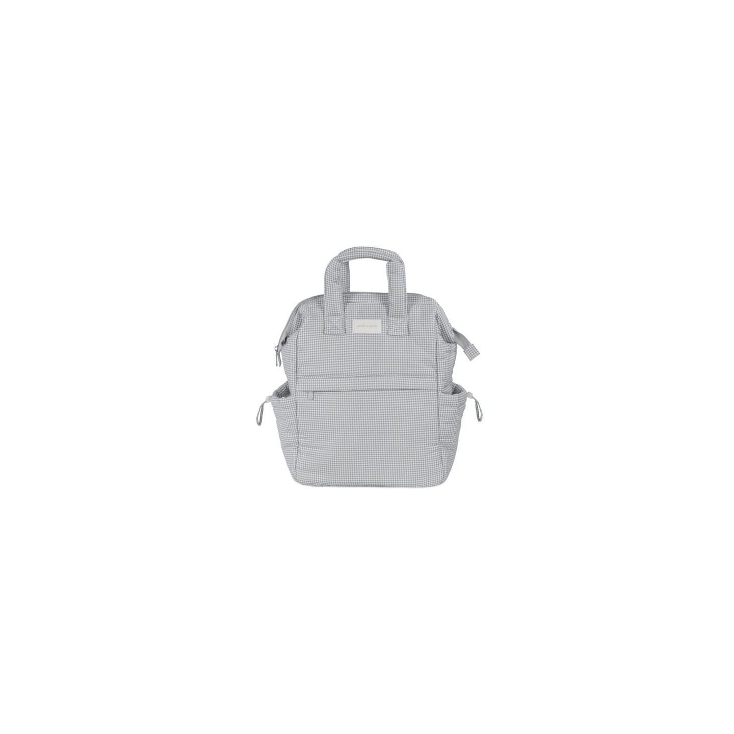 Mochila Little Bloom Vichy Gris