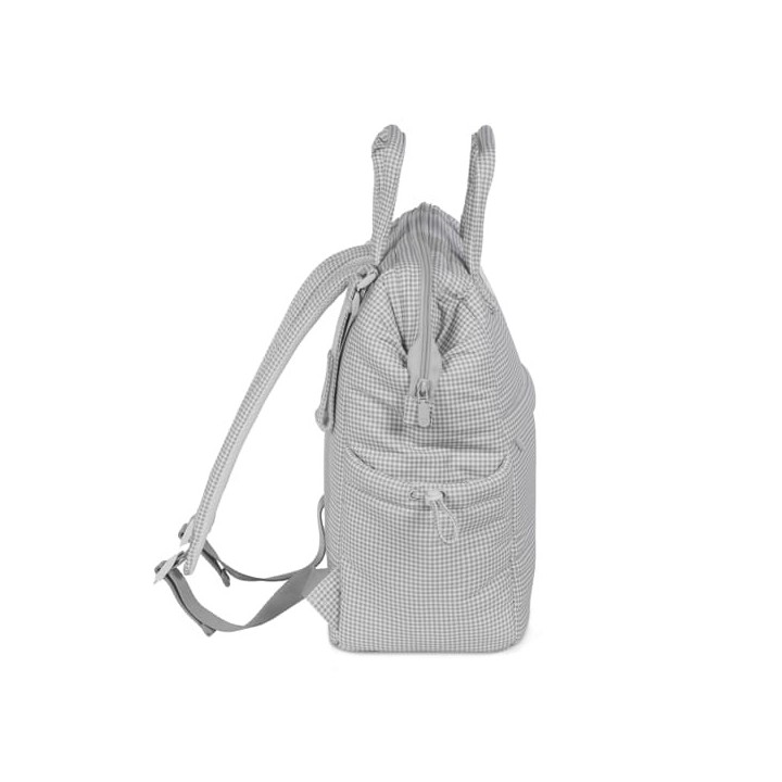Mochila Little Bloom Vichy Gris