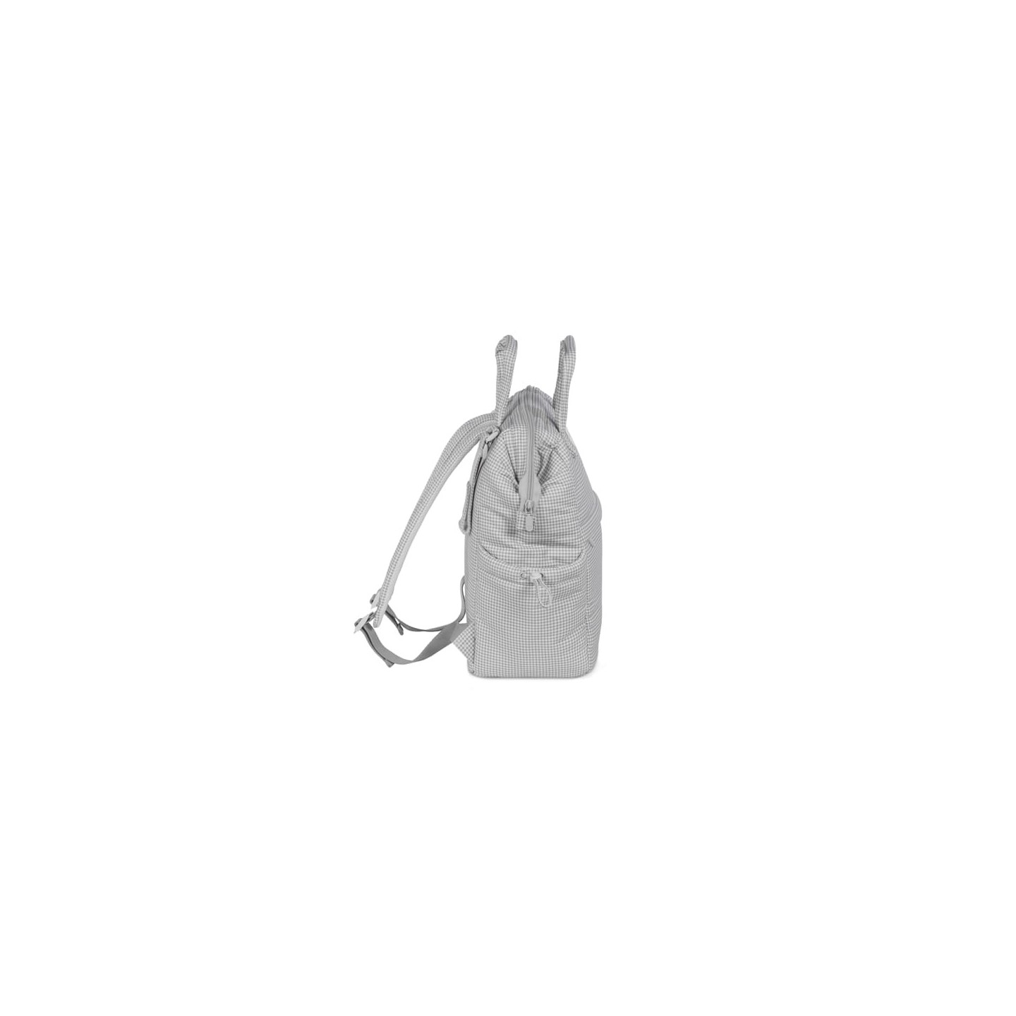 Mochila Little Bloom Vichy Gris