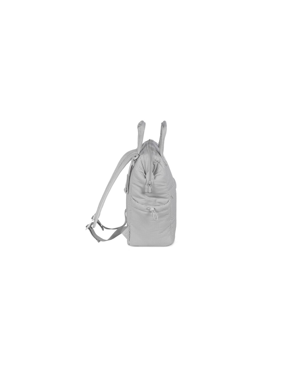 Mochila Little Bloom Vichy Gris