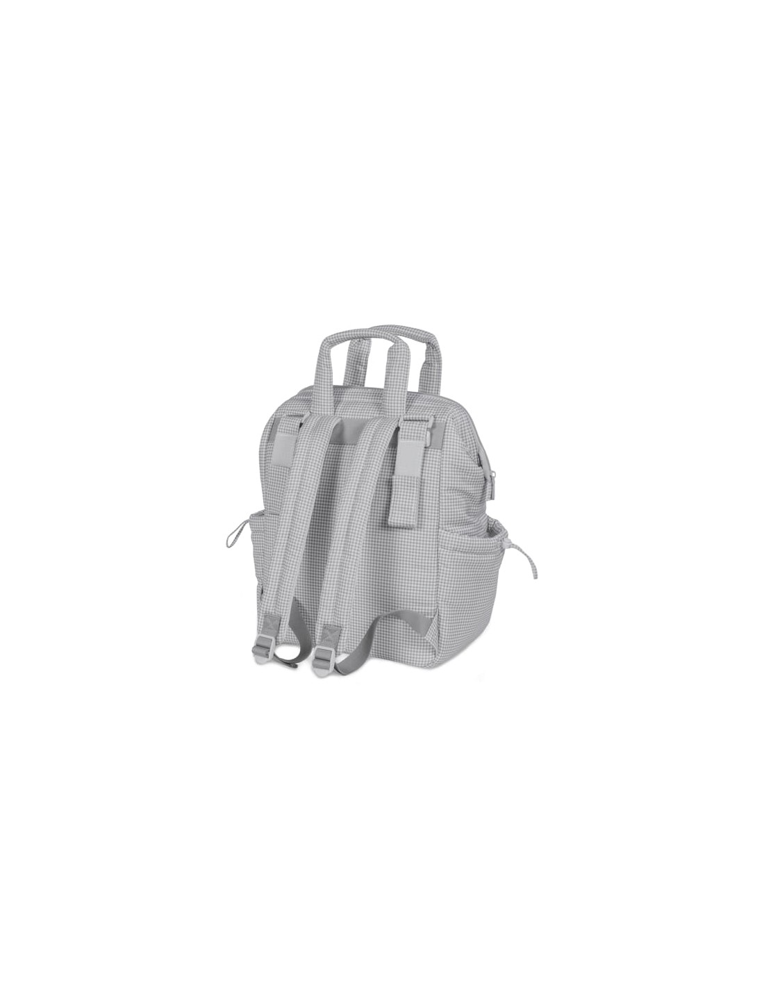 Mochila Little Bloom Vichy Gris