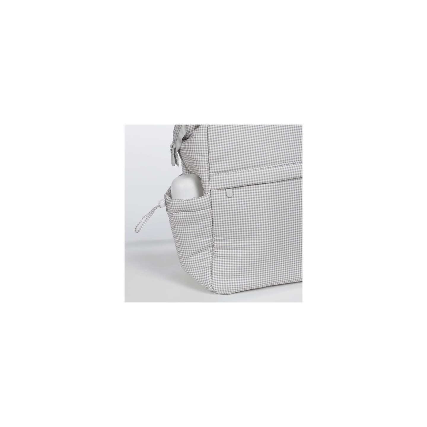 Mochila Little Bloom Vichy Gris