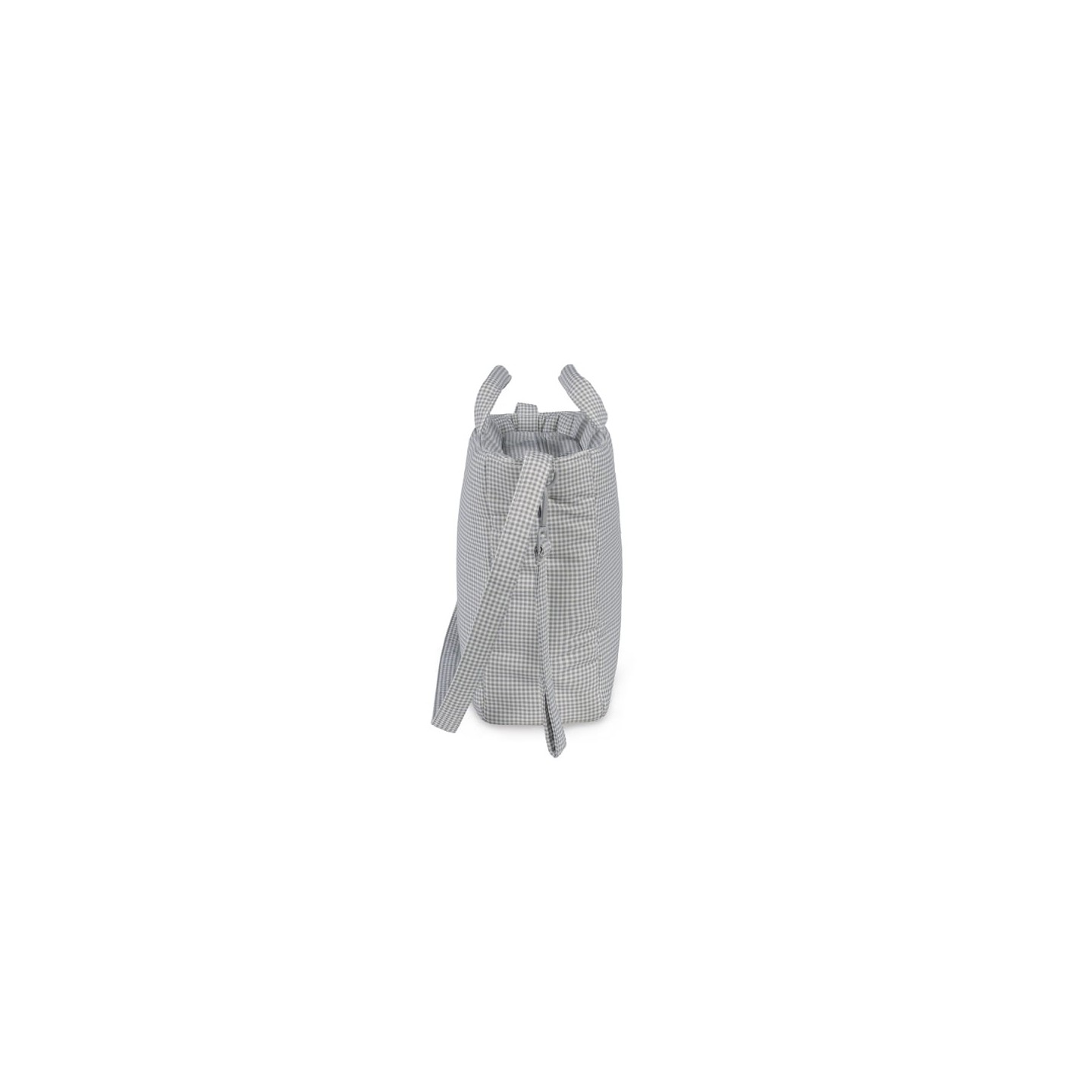 Bolsa Canastilla Little Bloom Vichy Gris