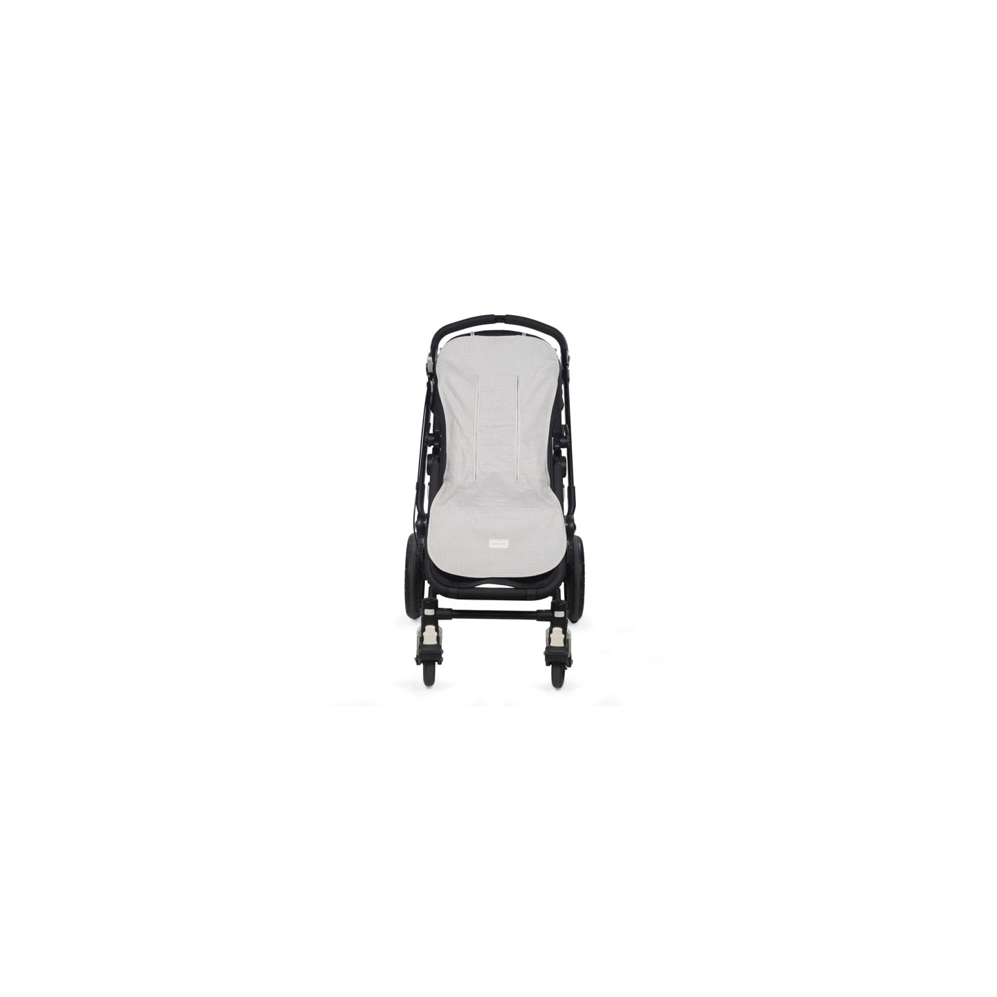 Colchoneta Little Bloom Vichy Gris