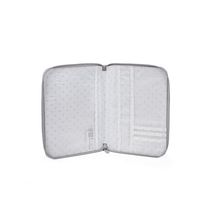 Portadocumentos Little Bloom Vichy Gris